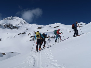 Aufstieg zur Palantse de la Cretta
