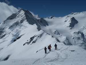 Abfahrt Palantse de la Cretta, Blick zum Vouasson