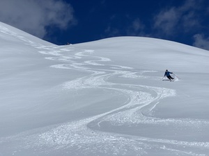 Abfahrt Palantse de la Cretta