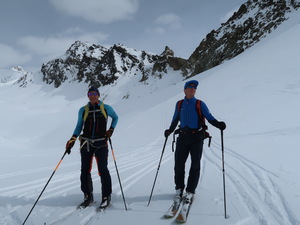 Aufstieg zur Cabanne des Dix