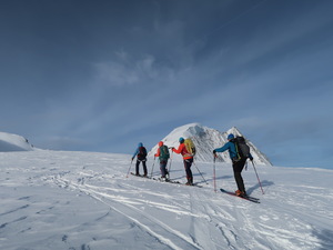 Aufstieg zur Pigne d' Arolla