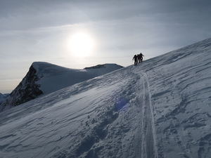 Aufstieg zur Pigne d' Arolla