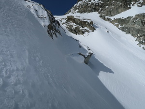Abfahrt vom Col de Charmotane über den Glacier de Vuibé nach Arolla