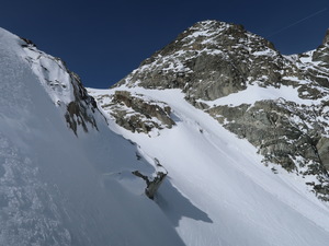 Abfahrt vom Col de Charmotane über den Glacier de Vuibé nach Arolla