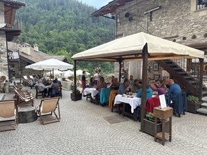 7 Gang Menu in der pensione ceaglio