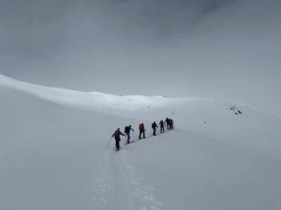 Aufstieg zur Pleresspitze 3188 m