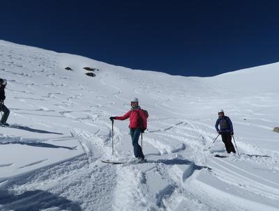 Abfahrt vom Ginalshorn