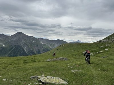 Abfahrt vom Col Fetita