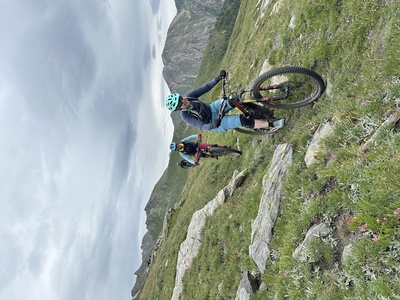 Abfahrt vom Col Fetita