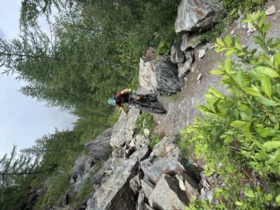 Trail up zum Colle Croce