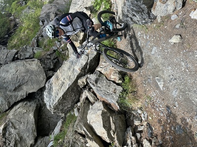 Trail up zum Colle Croce