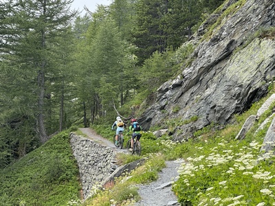 Trail up zum Colle Croce