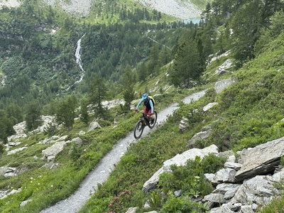 Trail up zum Colle Croce