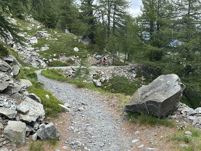 Trail up zum Colle Croce