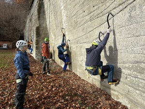 Einstimmen und Aufw&auml;rmen (ohne Steigeisen)