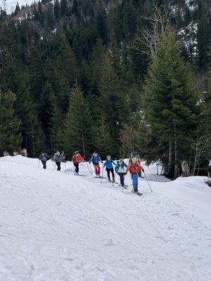 Im Aufstieg zum Braetliplatz