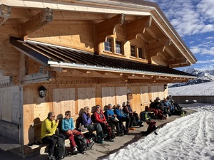 Mittagspause bei der Seebergh&uuml;tte